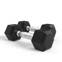 Гантели DFC гексаг. обрезиненная пара DB001-6 кг