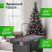 Игровой стол UNIX Line Аэрохоккей (142х64 cм) Black - 13