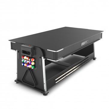 Игровой стол UNIX Line Трансформер 4 в 1 (204х112 cм) Black - 17